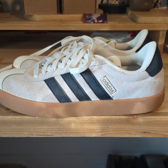 adidas Shoes - Adidas White and Black Sneakers